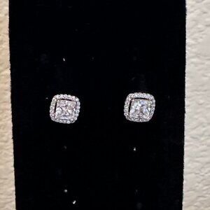 Nanette Lepore Cubic Zirconia Sterling Silver Stud Earrings
